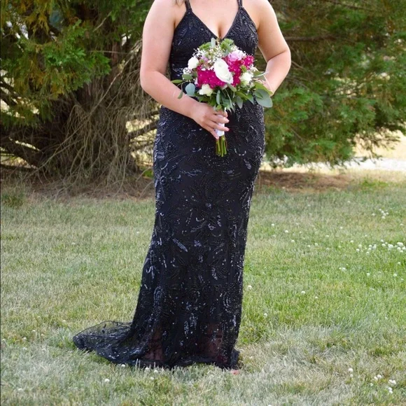 Sherri Hill | Dresses | Sherri Hill Black Prom Dress | Poshmark